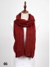 Long Rib Knitted Scarf